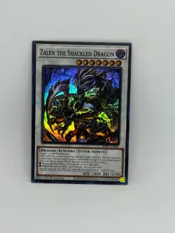 Yugioh Card Zalen the Shackled Dragon BPRO-EN042 SUPER RARE 1st Ed. - NM - Image 1