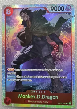 Monkey.D.Dragon OP07-015 SR 500 Years in the Future One Piece Card TCG - Image 1