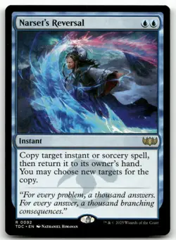 Narset's Reversal #92 MTG Tarkir Dragonstorm TDC NM X1 - Image 1