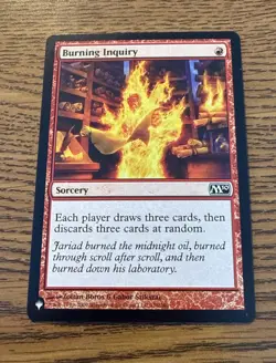 MTG: Burning Inquiry Magic 2010 (M10) Magic The Gathering NM - Image 1