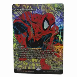 Arachnogenesis (Borderless) FOIL #0031 Mythic MTG Marvel Eternal-Legal MAR EN NM - Image 1