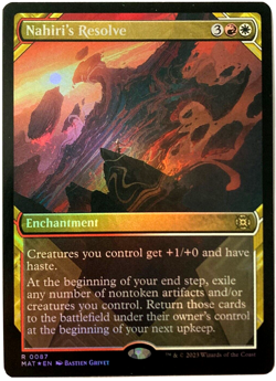 MTG Nahiri's Resolve March of the Machine: The Aftermath 0087 FOIL SHOWCASE - Image 1