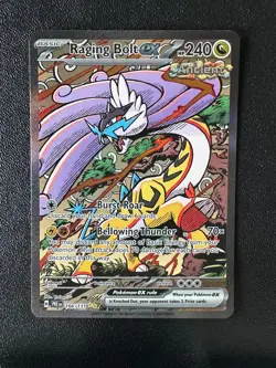 POKEMON TCG - PRISMATIC EVOLUTIONS - RAGING BOLT EX 166/131 - Image 1