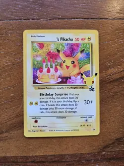 Pokemon Celebrations Classic Collection Birthday Pikachu 24/53 Stamped Holo NM - Image 1