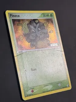 Pokemon Pineco 66/115 Reverse Holo EX Unseen Forces - DMG - Image 2