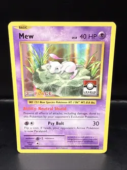Pokemon League Challenge Mew 3rd Place Promo Holofoil 53/108 - Image 1