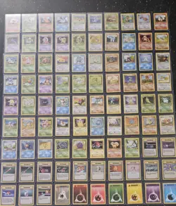 Pokemon Base Set 2 Complete Uncommon/Common Set LP/MP - Image 1