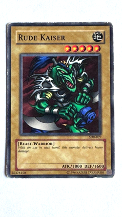 Rude Kaiser - SDK-027 - Common - Unl Edition - HP - YuGiOh! - Image 1