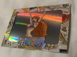 One Piece Series 1- 1st Edition Nami - Super Rare Cybercel- Unscanned - Image 3