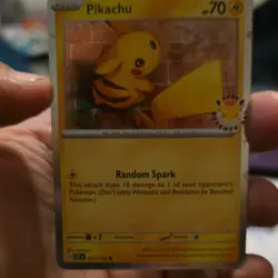 Pokemon Pikachu Promo Holo Card 2021 051/162 HP 70 Random Spark - Image 2