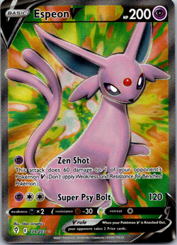 Pokemon Card - Espeon V Evolving Skies 179/203 Ultra Rare Full Art SWSH Holo NM - Image 1