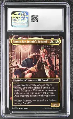 JINNIE FAY, JETMIR'S SECOND Secret Lair Display Commander Rare CGC 9 MTG - Image 2