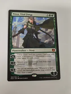 MTG Magic the Gathering Nissa, Vital Force (163/291) Kaladesh NM - Image 1