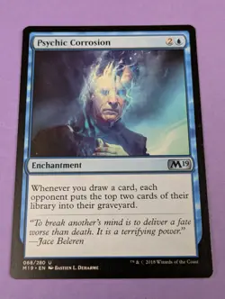 MTG Magic: Core Set 2019: Psychic Corrosion #068/280 Uncommon - NM - Image 1