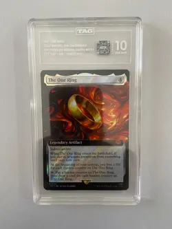 2023 Magic Gathering MTG Lord Rings One Ring SURGE FOIL #0791 TAG 10 #8932 - Image 1