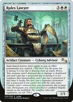 1 x Rules Lawyer - Foil DCI Judge Promo - Unique & Misc. Promos - Light Play - M - Image 1