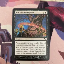 Rite of Consumption - Shadowmoor - Magic the Gathering MTG - Image 1