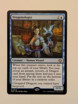 Magic: The Gathering MTG Tarkir: Dragonstorm #42 Dragonologist - Image 1