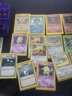 vintage pokemon cards holo lot 1995 - Image 2