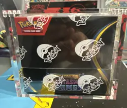 Pokemon Phantasmal Flames Booster Box New Sealed With Acrylic Case - Image 1