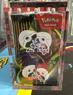 Pokemon Phantasmal Flames Booster Box New Sealed With Acrylic Case - Image 2