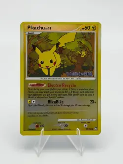 Pikachu - 94/123 (Diamond & Pearl) Stamped Reverse Holo Pokemon TCG LP - Image 1