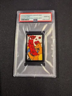 2016 Pokemon Hanafuda Charizard Mario Pikachu February PSA GEM MINT 10 - Image 1