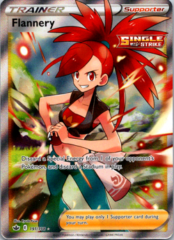 Flannery Full Art Ultra Rare - 191/198 - Chilling Reign Pokemon 2021 Near Mint - Image 1