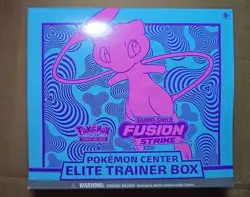 Pokemon TCG Sword & Shield-Fusion Strike Pokemon Center Elite Trainer Box 820650809941 - Image 1
