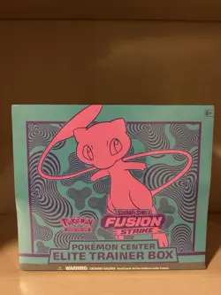 Pokemon TCG Sword & Shield Fusion Strike Pokemon Center Elite Trainer Box Sealed - Image 1