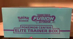 Pokemon TCG Sword & Shield Fusion Strike Pokemon Center Elite Trainer Box Sealed - Image 3