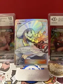 Lillie 147/149 Sun & Moon Base Set Full Art Pokemon TCG NM-M - Image 1