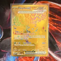 Pokemon Pikachu ex 179/131 Prismatic Evolutions Hyper Rare Full Art Holo 200HP - Image 1