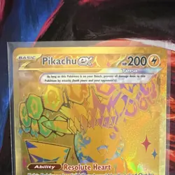 Pokemon Pikachu ex 179/131 Prismatic Evolutions Hyper Rare Full Art Holo 200HP - Image 3