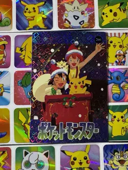 Pokemon Pikachu HOLO Vintage Pocket Monsters Prism Sticker 1998 Nintendo - Image 1