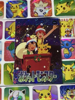 Pokemon Pikachu HOLO Vintage Pocket Monsters Prism Sticker 1998 Nintendo - Image 5
