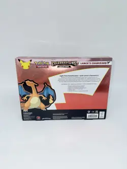 Pokemon TCG Celebrations Collection Lance's Charizard V Box (damaged Box) - Image 5