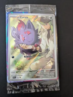Pokemon Ns Zorua SVP 189 Black Star Promo N Deutsch OVP - Image 1