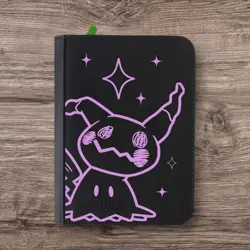 Vault X - 4 Pocket eXo-Tec Zip Binder Folder - Black Pokemon Mimikyu - Image 1