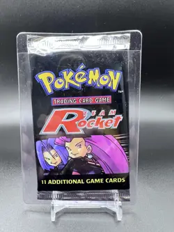 Pokemon TCG - Team Rocket Booster Pack - Unlimited - Sealed - English - 1999 - Image 1