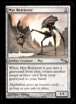 MTG Myr Retriever LP Light Play Mirrodin [1624] - Image 1