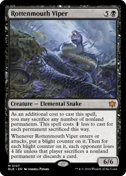 Rottenmouth Viper - 107 / English / Near Mint MTG - Image 1