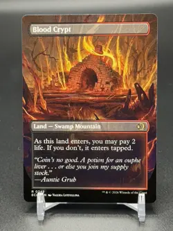 MTG Lorwyn Eclipsed ~ Blood Crypt (Borderless) Rare Regular #349 - Image 2
