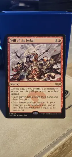 Will of the Jeskai Commander: Tarkir: Dragonstorm Regular - Image 1