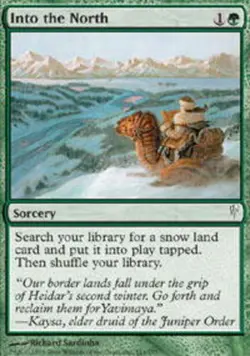 Into the North - ColdSnap #111/155 MTG Magic The Gathering - Image 1
