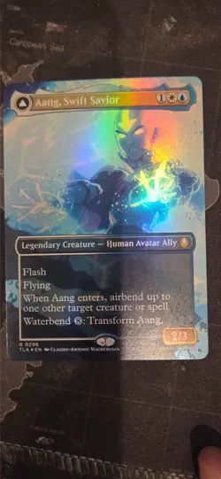 MtG Aang, Swift Savior (0298) (Borderless) Foil - Image 1