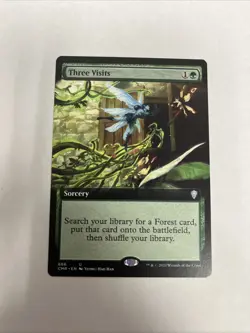 Three Visits Extended Art Nonfoil Commander Legends MTG - Image 1
