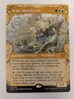 Helga, Skittish Seer (Showcase) Bloomburrow - MTG MYTHIC - Image 1