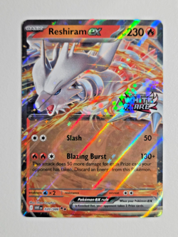 Reshiram ex (Stamped) White Flare 020/086 Promo Pokemon Card - Image 1