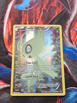 Pokemon TCG Celebi 70 HP Basic Promo Holo XY XY111 Card - Image 1